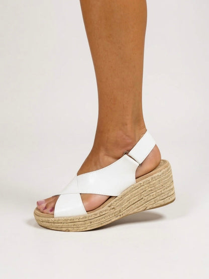 Kendall Women's Wedge Sandals Woven Ankle Strap