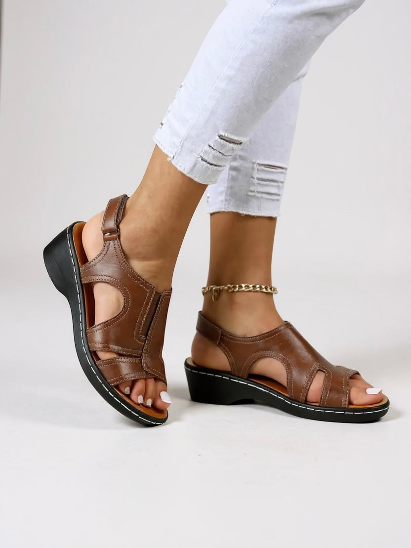 Women's Cushioned Adjustable Walking Sandals - Fashinoza
