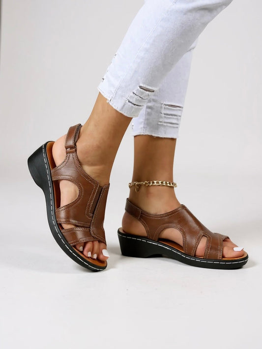 Women's Cushioned Adjustable Walking Sandals - Fashinoza