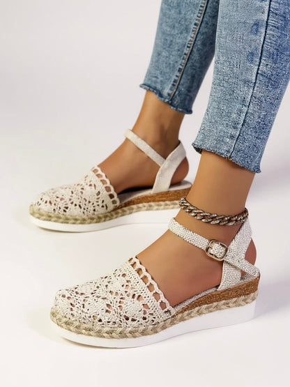 Women's Woven Platform Sandals