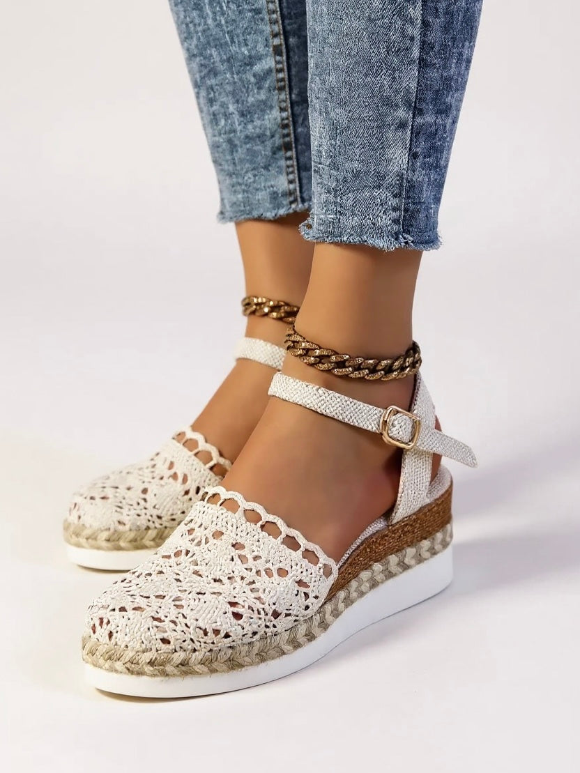 Women's Woven Platform Sandals