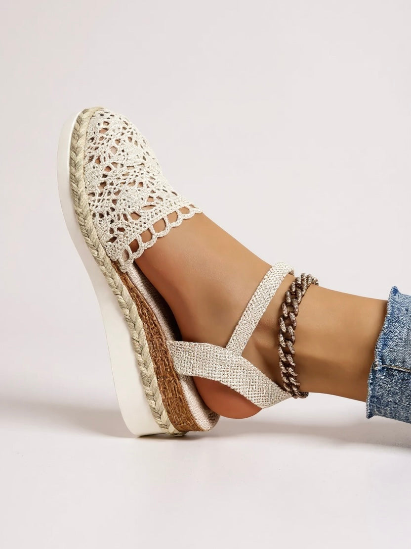 Women's Woven Platform Sandals