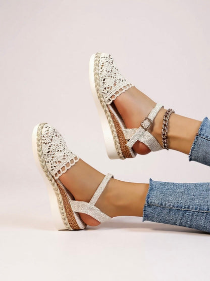 Women's Woven Platform Sandals