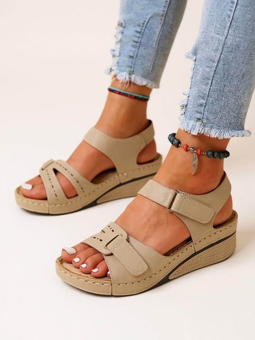 Maren Women's Wedge Sandals Cushioned Adjustable