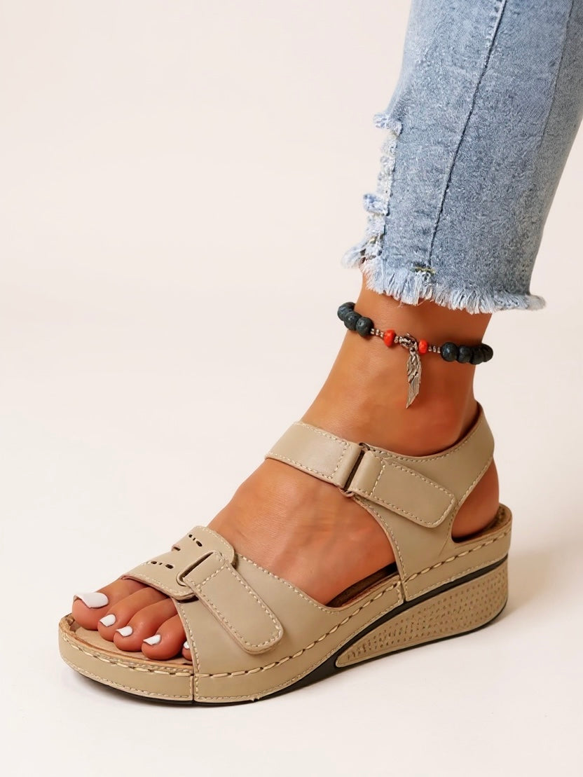 Maren Women's Wedge Sandals Cushioned Adjustable
