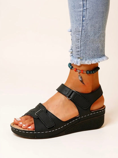 Maren Women's Wedge Sandals Cushioned Adjustable