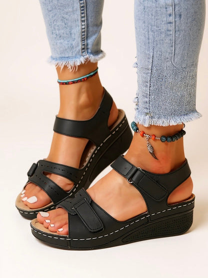 Maren Women's Wedge Sandals Cushioned Adjustable