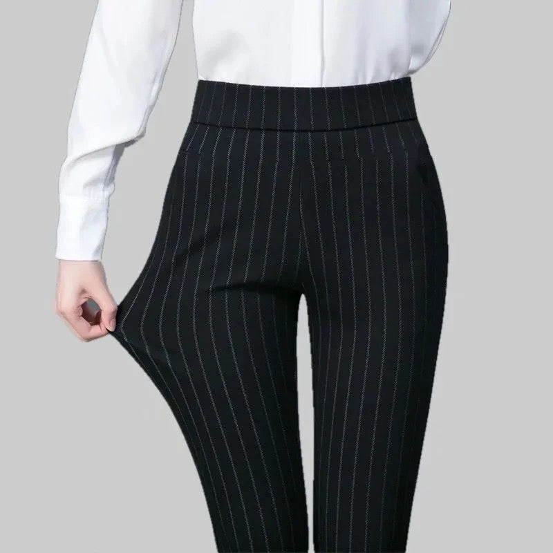 Women's Stretch Pants Comfortable Black - 
Fashinoza