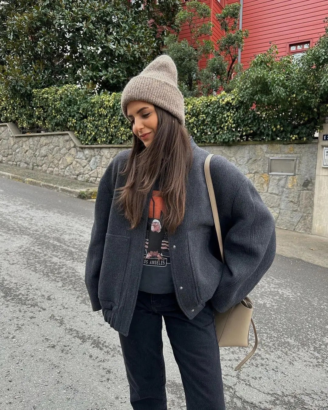 Women's Tweed Jacket Classic Outerwear - Fashinoza