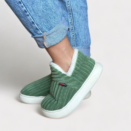 Ergonomic Fur Slippers Ultra Warm - Fashinoza