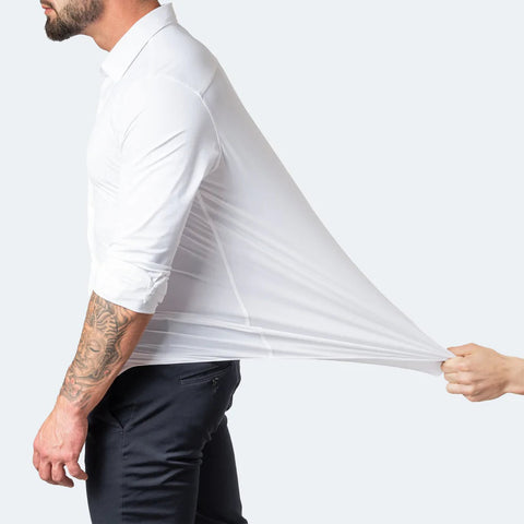 Men's Stretch Over-Shirt Anti Wrinkle - 
Fashinoza