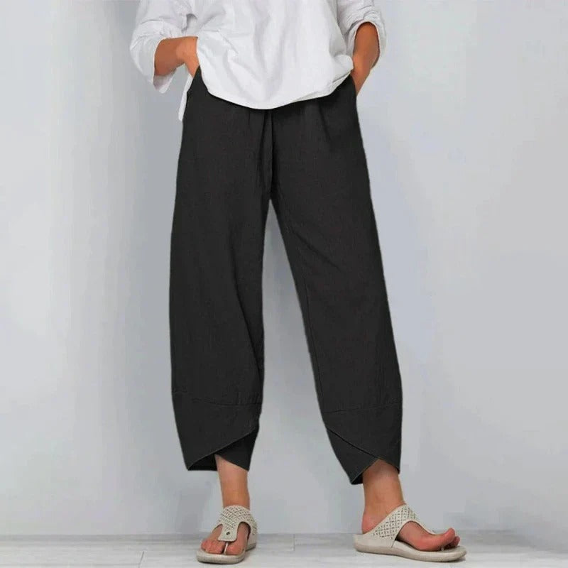 Women's Relaxed Fit Ankle Length Trousers