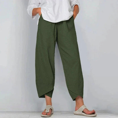 Women's Relaxed Fit Ankle Length Trousers