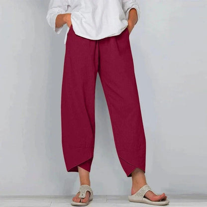 Women's Relaxed Fit Ankle Length Trousers