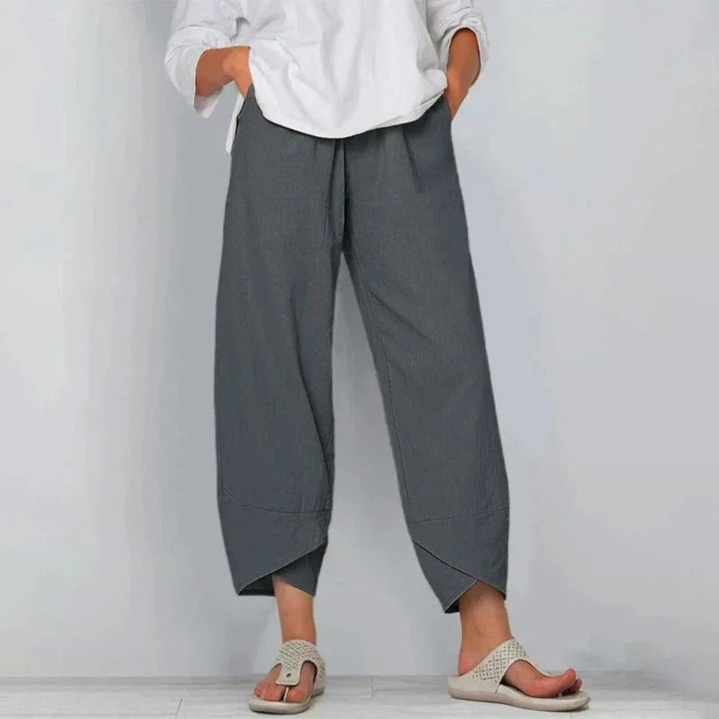 Women's Relaxed Fit Ankle Length Trousers