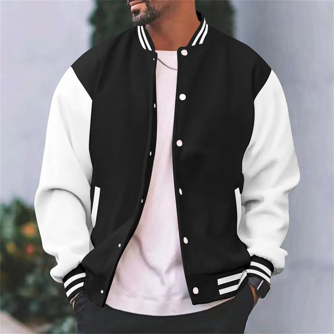 Men's Autumn Baseball Jacket - Fashinoza