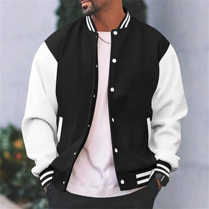 Men's Baseball Jacket Autumn Casual - Fashinoza