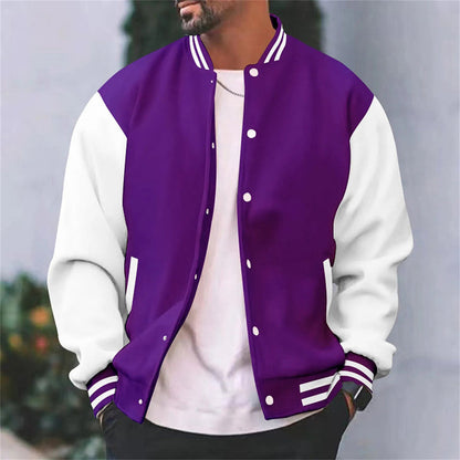 Men's Baseball Jacket Autumn Casual