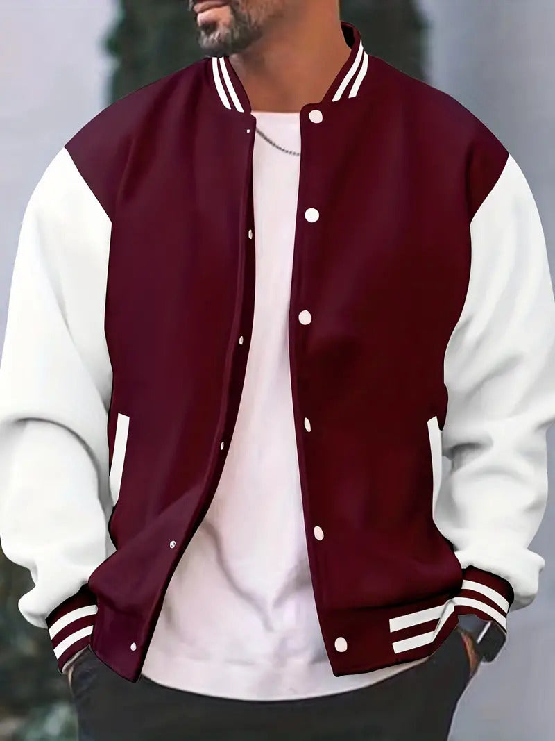 Men's Baseball Jacket Autumn Casual