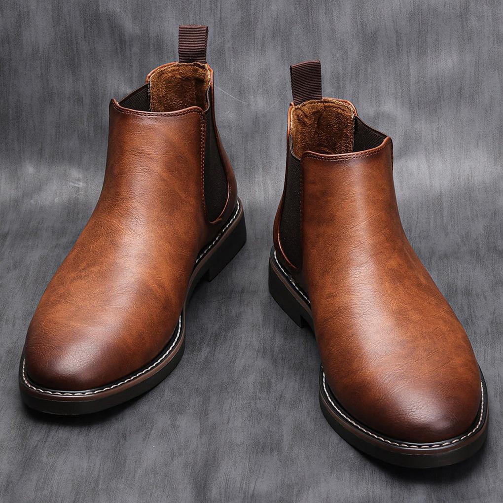 Men's Chelsea Ankle Boots Classic Style - Fashinoza