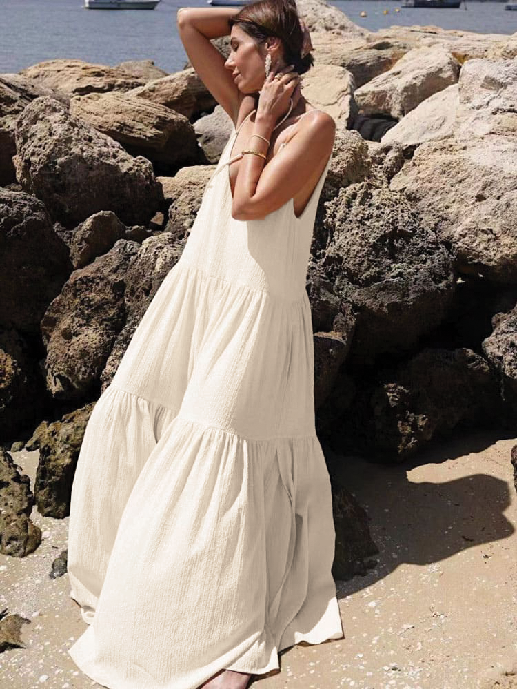Evelyn - Sleeveless Maxi Sundress