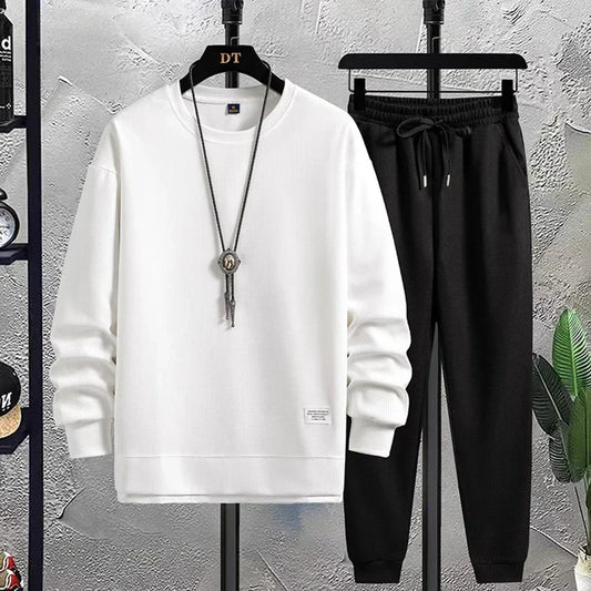 Men's Sporty Tracksuit Relaxed Fit - Fashinoza