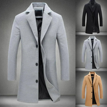 Men's Winter Coat Waterproof Insulated Black