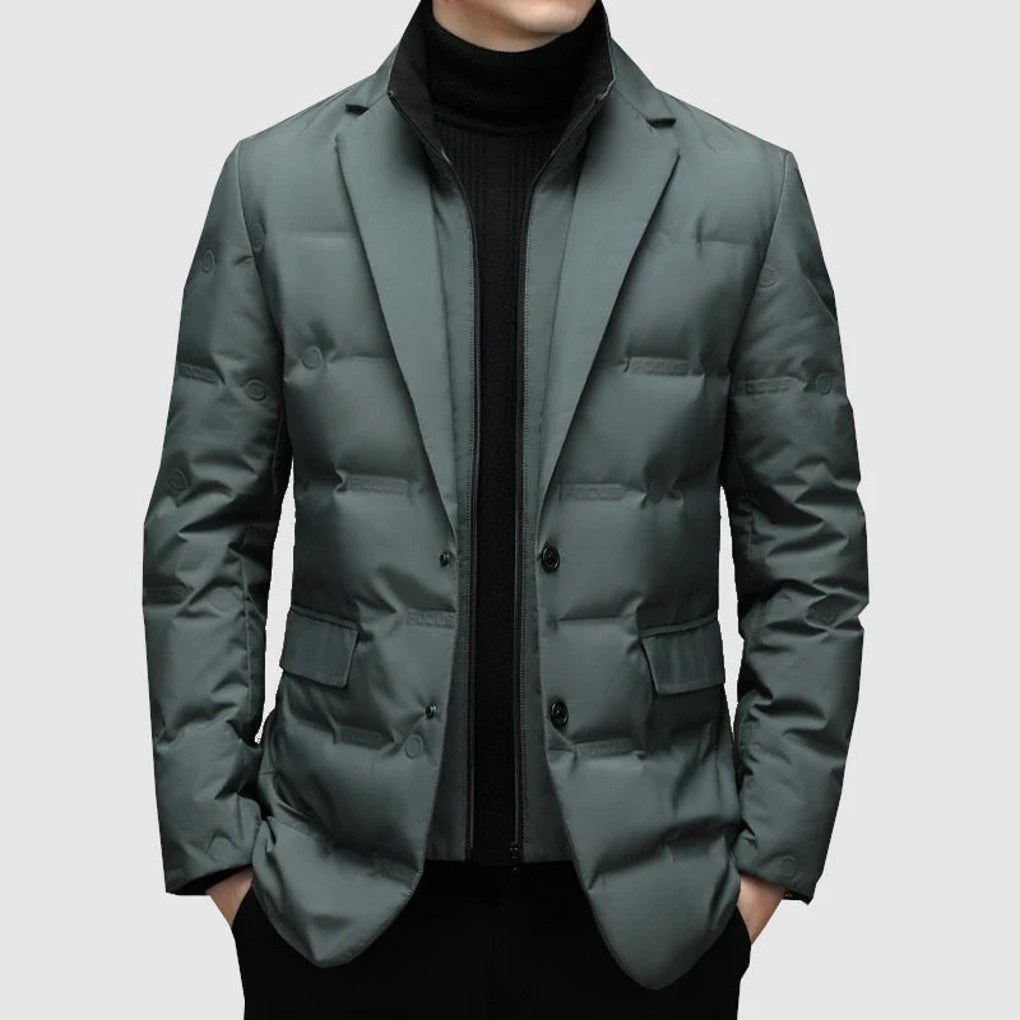 Men's Winter Parka Jacket Waterproof Layered