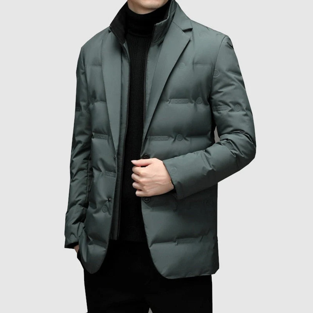 Men's Winter Parka Jacket Waterproof Layered