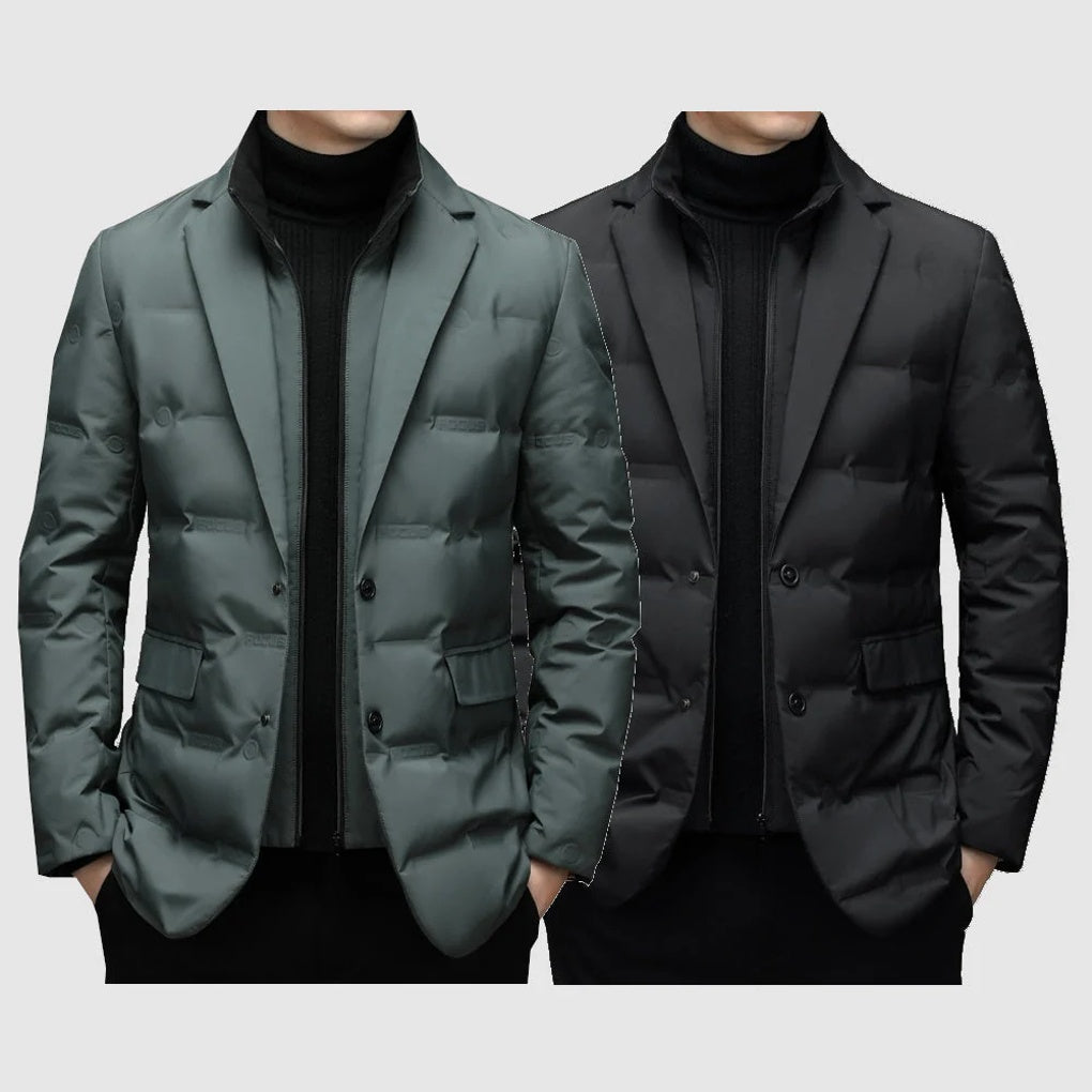 Men's Winter Parka Jacket Waterproof Layered