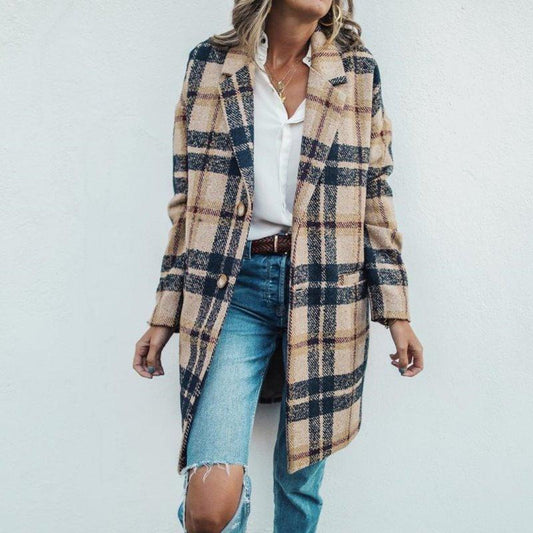 Women's Long Coat Warm Outerwear - Fashinoza
