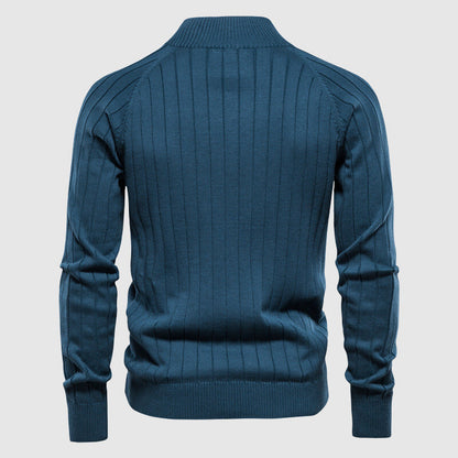 Men's Cotton Full-Zip Cardigan