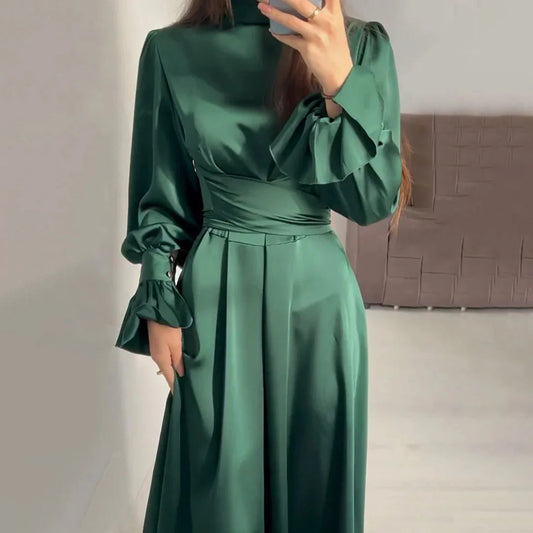 Women's Elegant Long Evening Dress - Fashinoza
