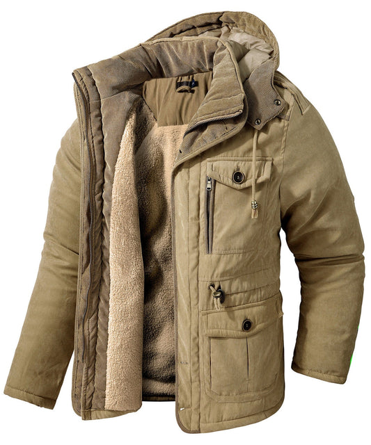 Insulated Heavyweight Parka Jacket - 
Fashinoza