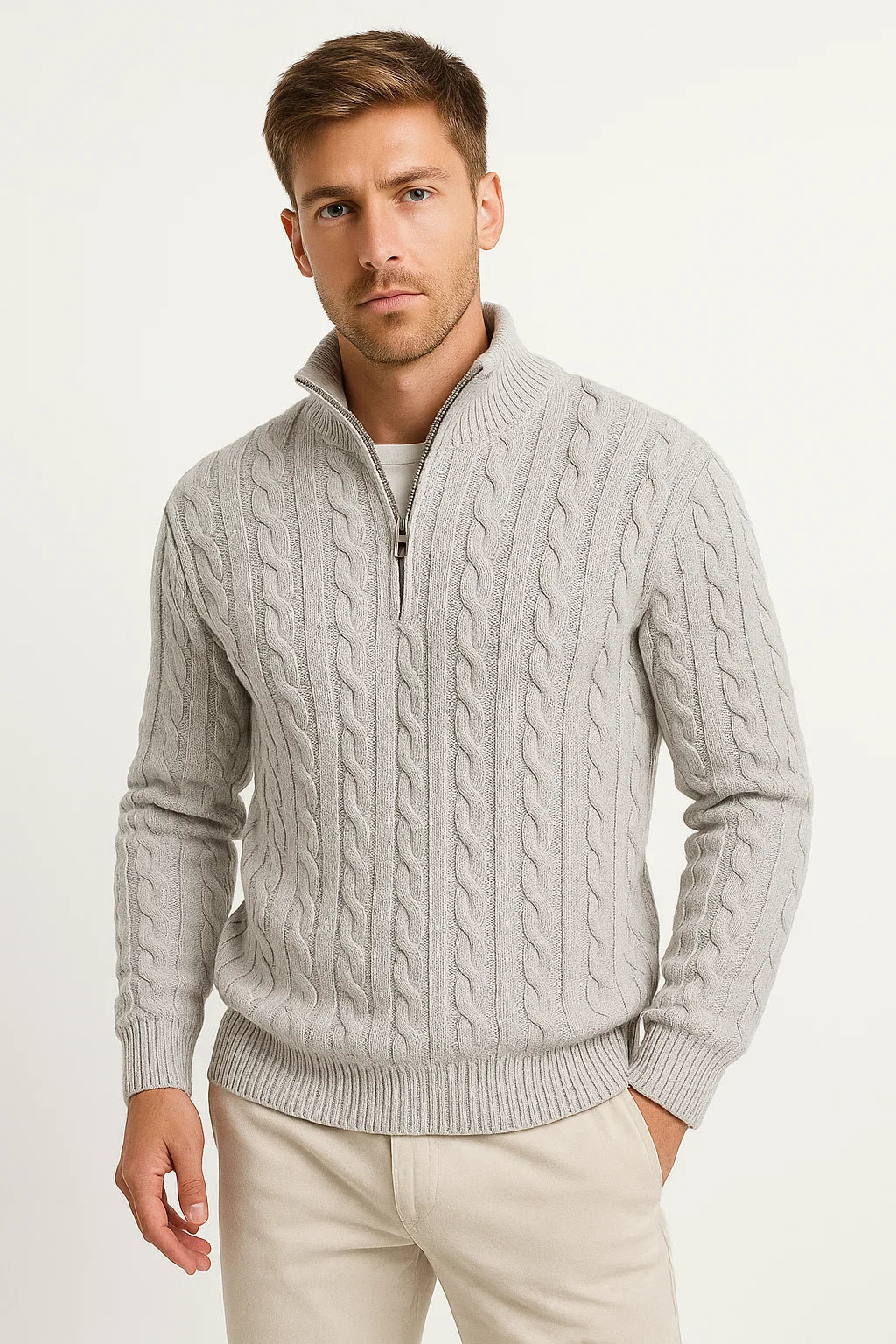 Blake | Men Spring Zip Up Sweater
