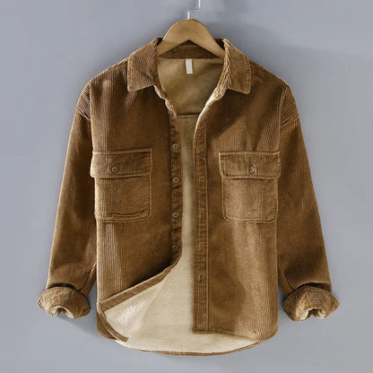 Matthew | Men Spring Button Front Shirt Jacket