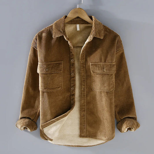 Matthew | Men Spring Button Front Shirt Jacket