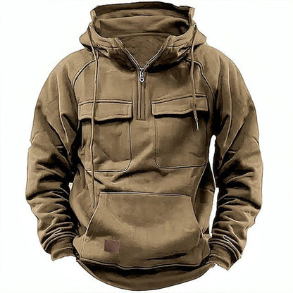 Men's Retro Motorcycle Hoodie Rugged Comfortable