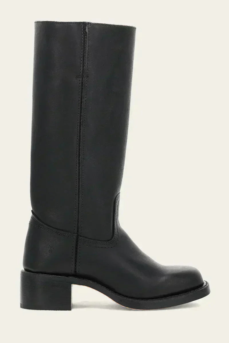 Women's Mid Calf Boots Closed Toe Block Heel