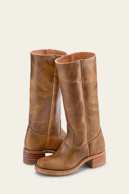 Women's Knee-High Boots Slim Fit Structured Sole