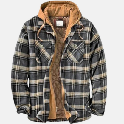 Christian | Men’s Quilted Flannel Shirt Jacket
