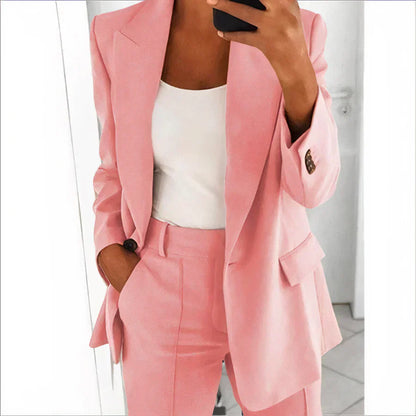 Women's Blazer Pants Suit