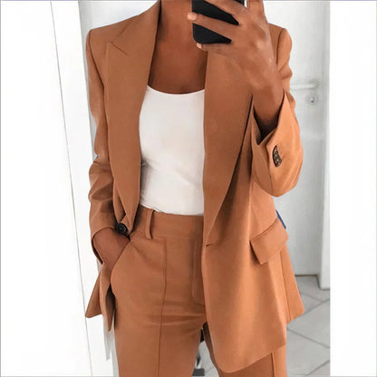 Women's Blazer Pants Suit