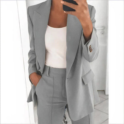 Women's Blazer Pants Suit