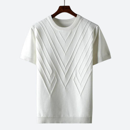 Men's Modern T-Shirt Cotton Casual White