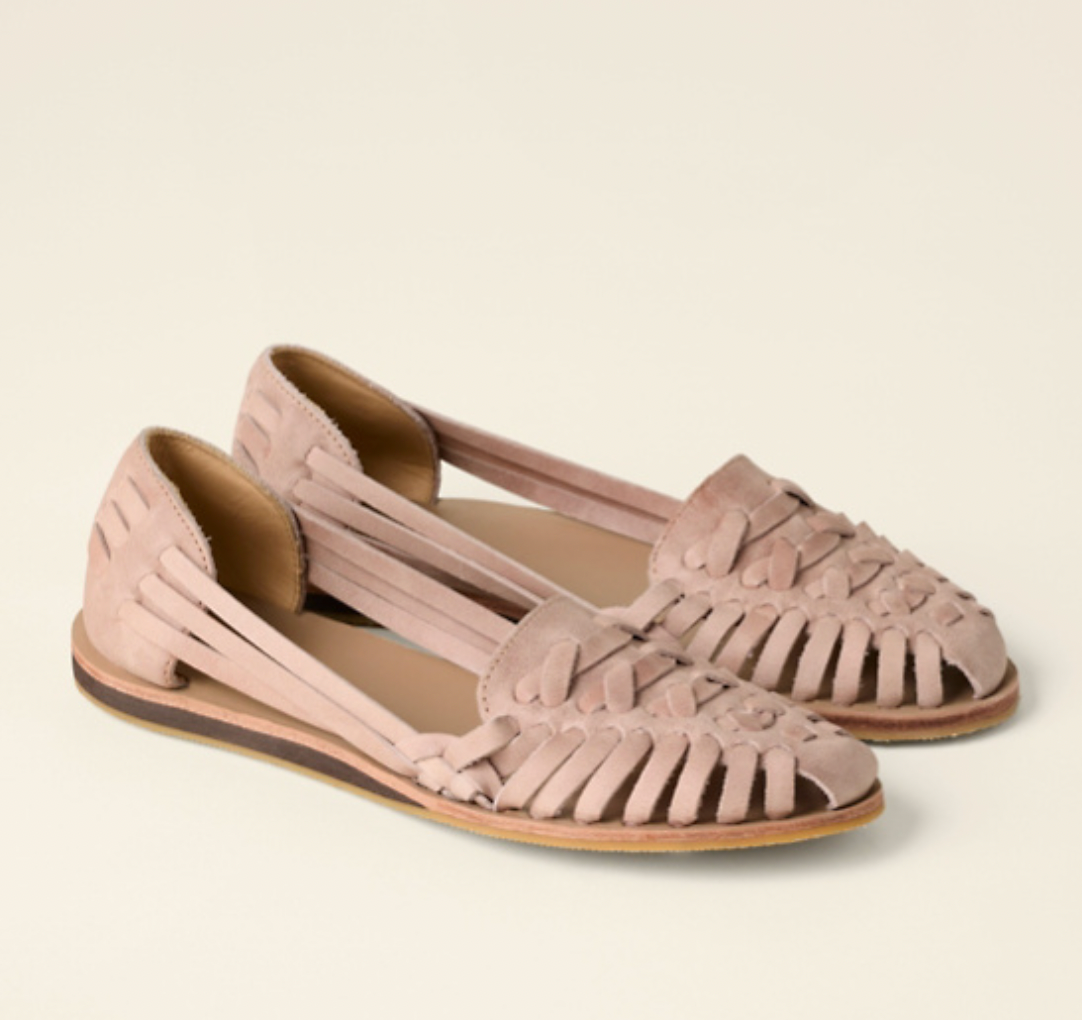 Women's Woven Buckle Sandals Flat
