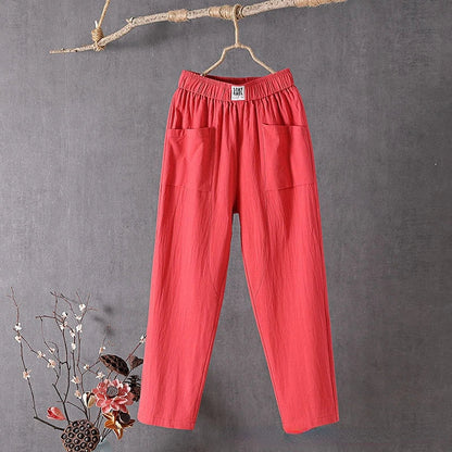 Charlotte | Women’s Summer Relaxed Fit Pocket Pants