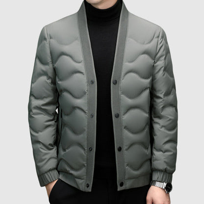 Roberto Russo Down Jacket Lightweight Waterproof Black - Fashinoza