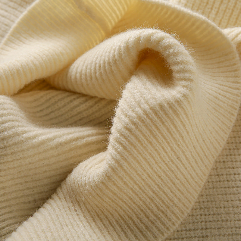 Men's Ribbed Knit Half-Zip Sweater