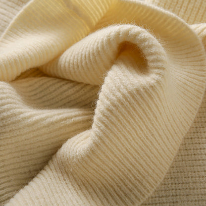 Men's Ribbed Knit Half-Zip Sweater